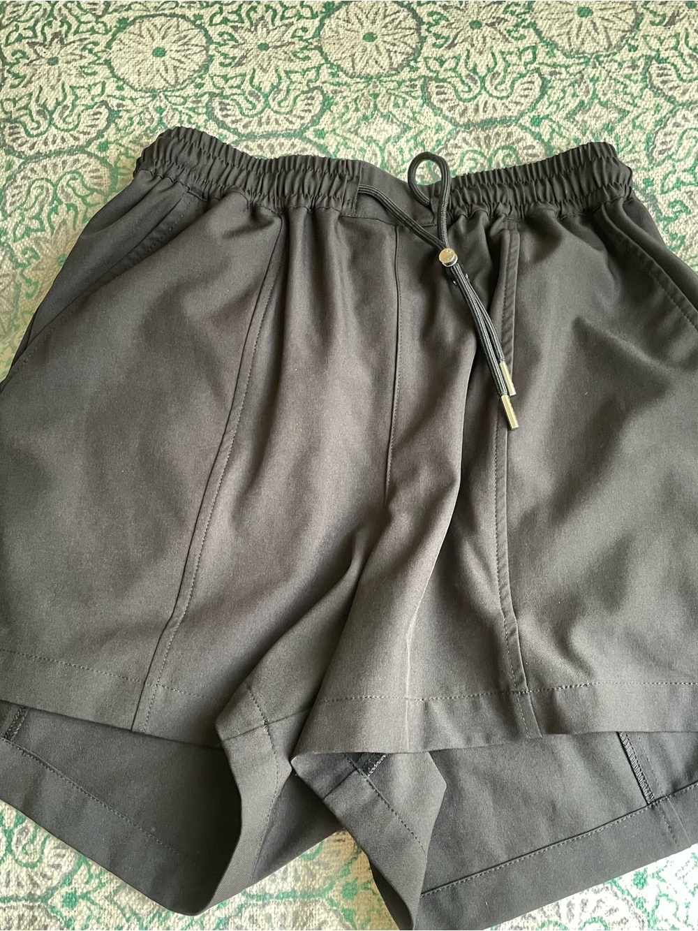 Varley Black Women's Athletic Drawstring Shorts